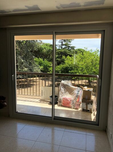 Pose d'un coulissant Gamme EMOTION