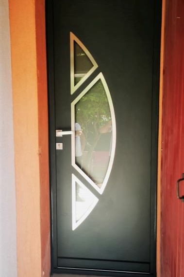 Porte d'entrée en Alu 